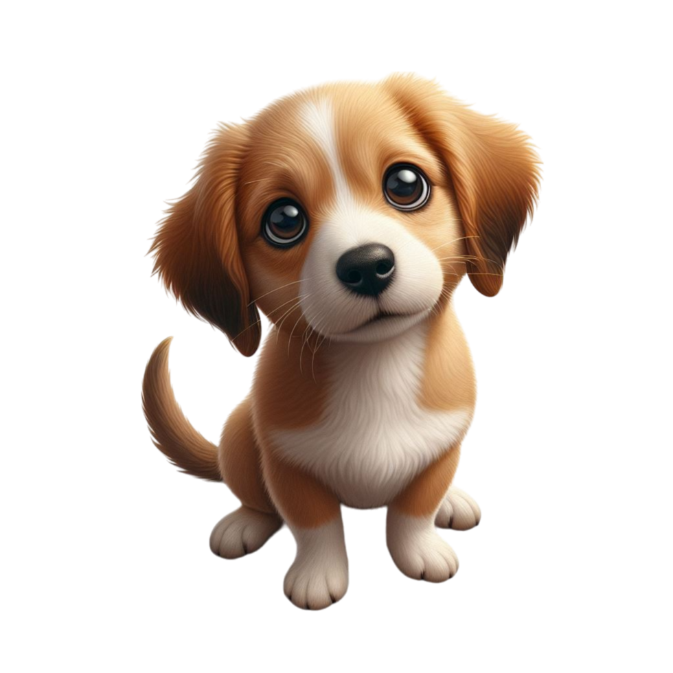 Generated Ai Cute dog puppy png