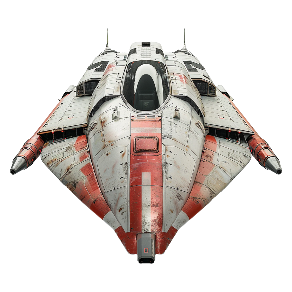 Spaceship isolated on transparent background png