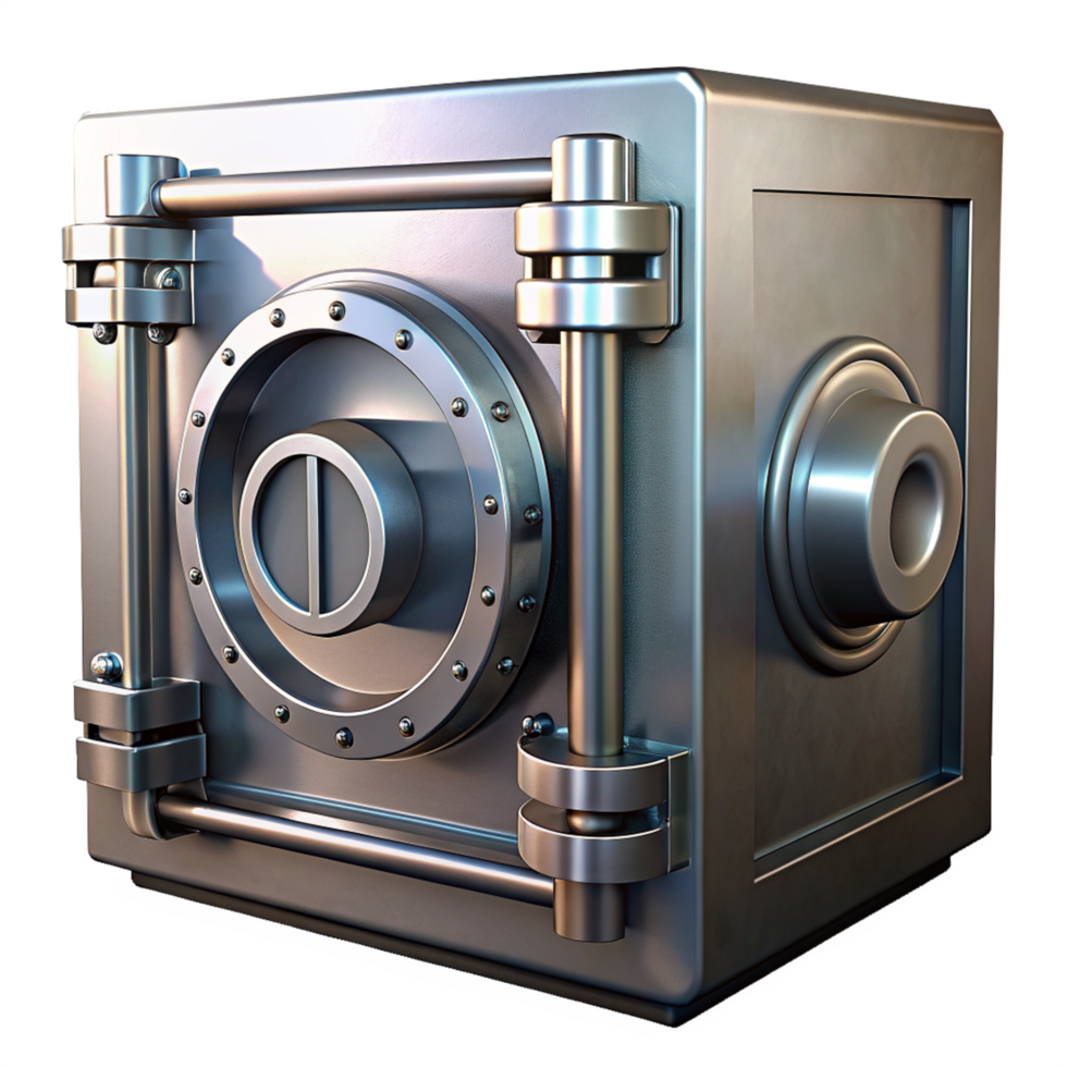 Realistic Vault Safe 3d Design png