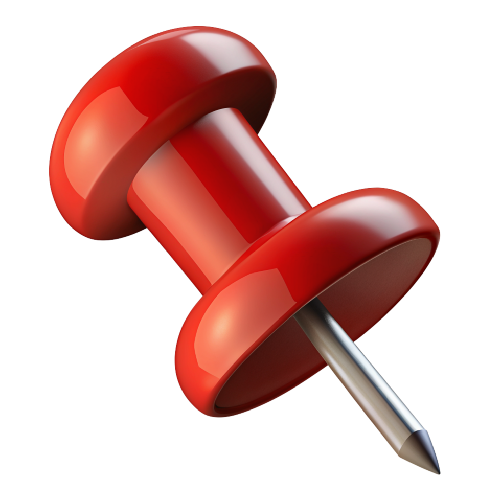 Push Pin 3d Design png