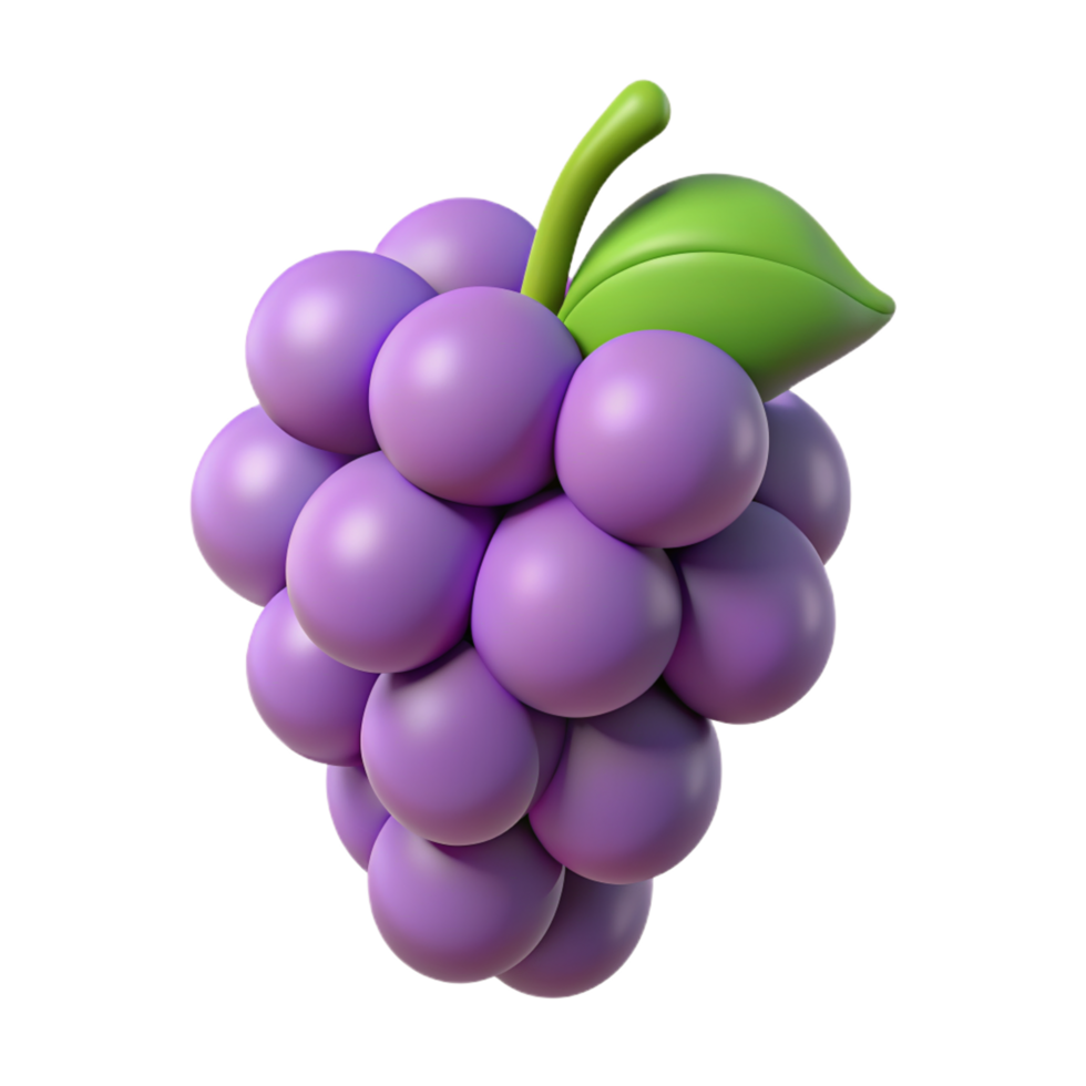 Grape Fruit 3d Icon png