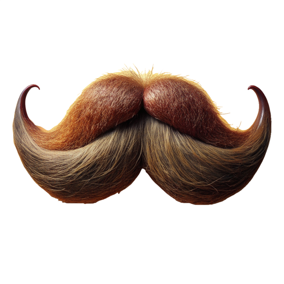 Mustache Fathers Day 3d Design png