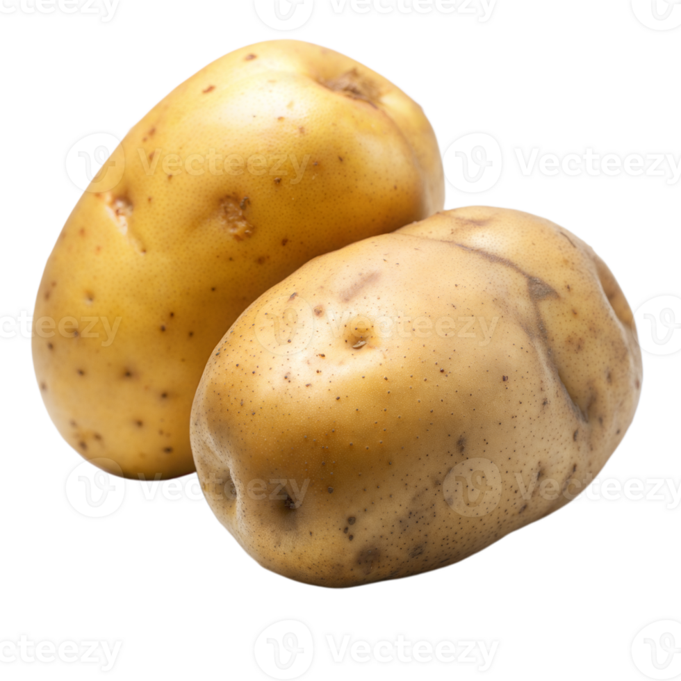 Two Potatoes on Transparent Background png
