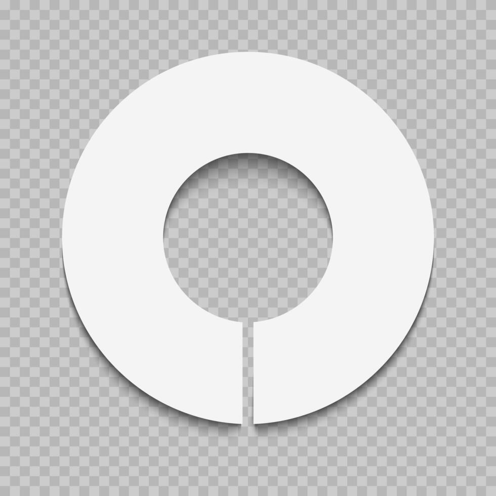 Round closet divider template Wardrobe organizer tool Clothing rack