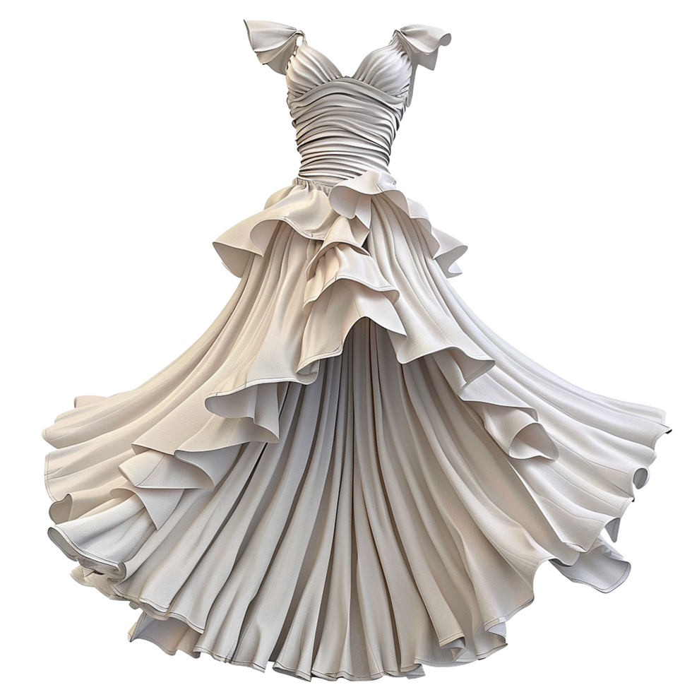 Woman dress isolated on transparent background png