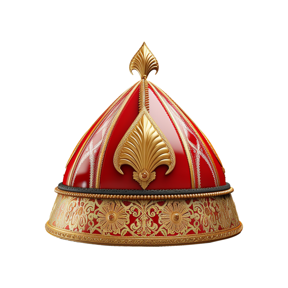 Sultan hat isolated on transparent background png