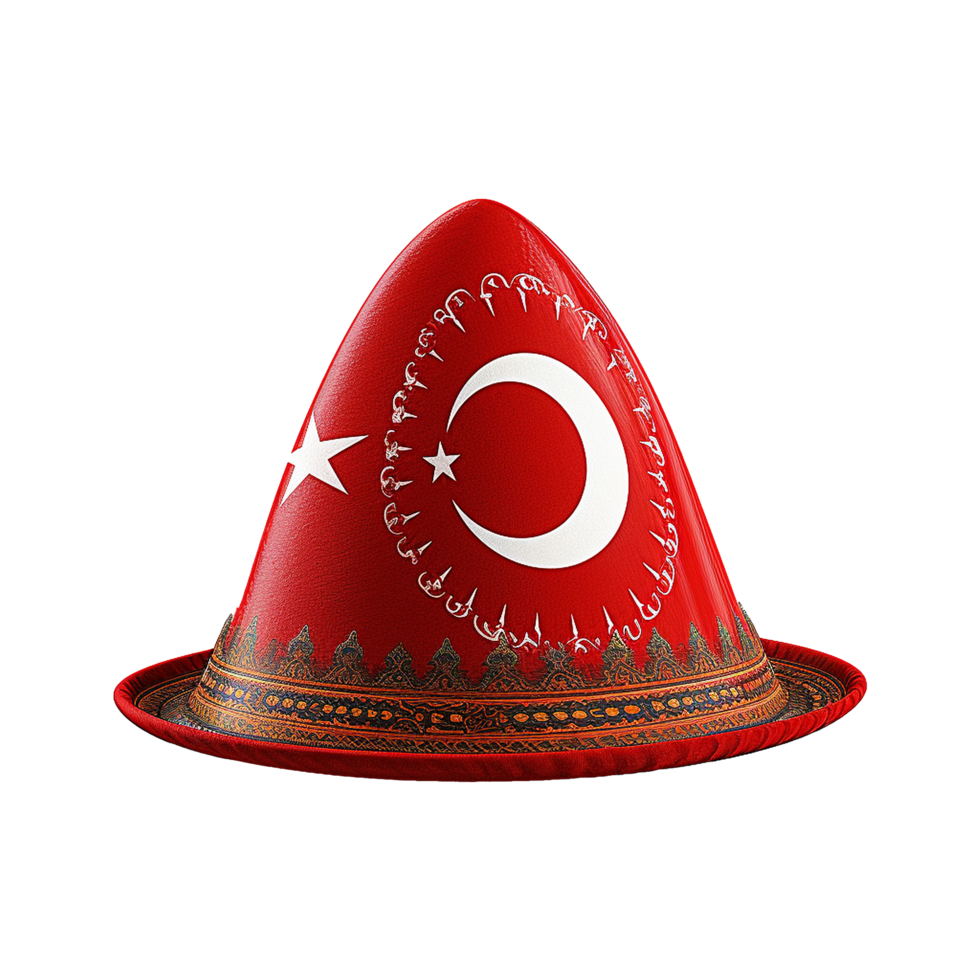 Sultan hat isolated on transparent background png