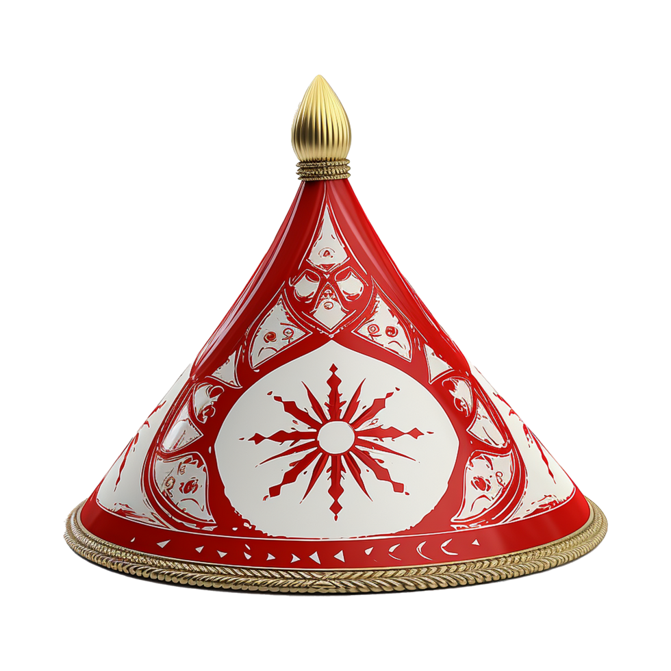 Sultan hat isolated on transparent background png