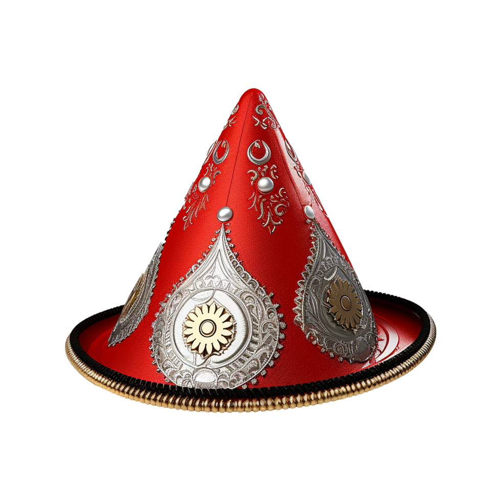 Sultan hat isolated on transparent background png