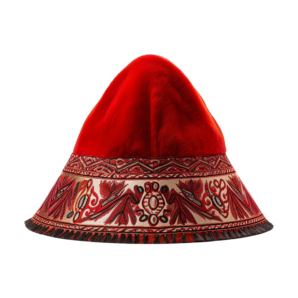 Sultan hat isolated on transparent background png