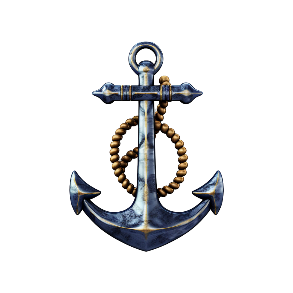 Ship Anchor isolated on transparent background png