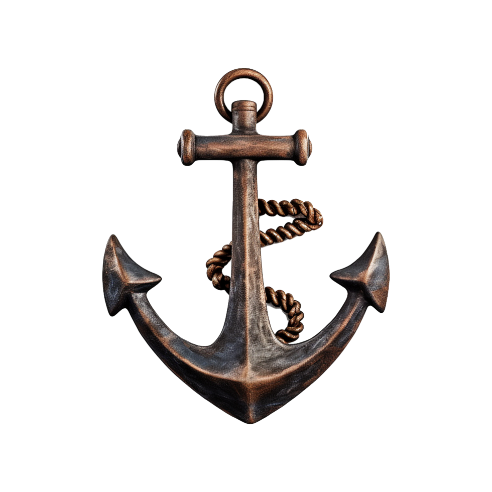 Ship Anchor isolated on transparent background png
