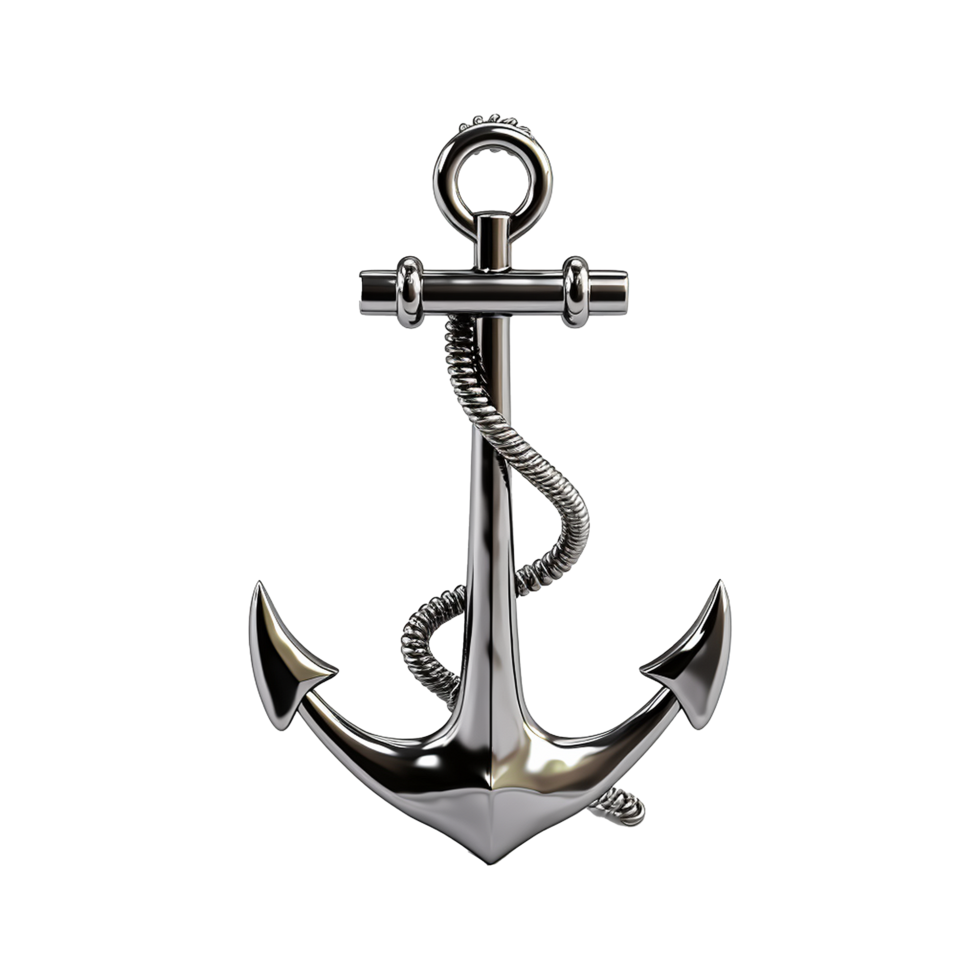 Ship Anchor isolated on transparent background png