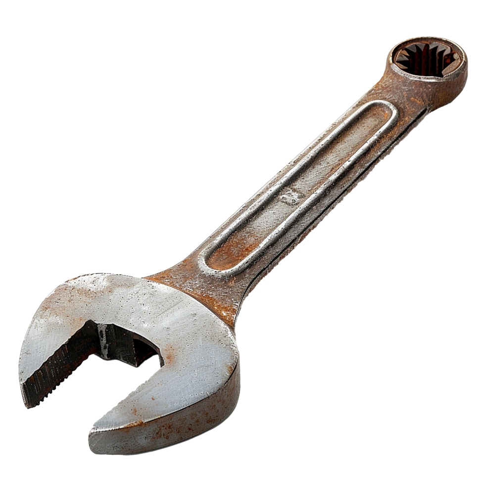 Adjustable wrench isolated on transparent background png