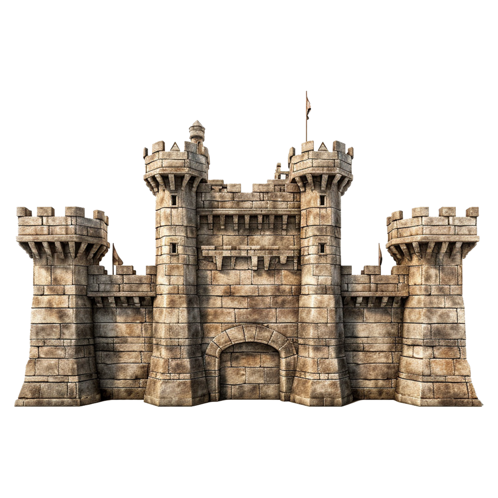 Castle gate isolated on transparent background png