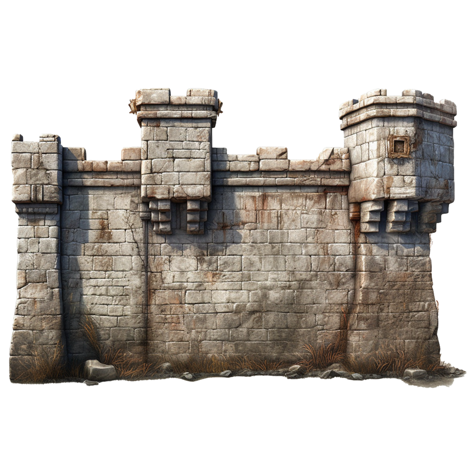 Castle gate isolated on transparent background png