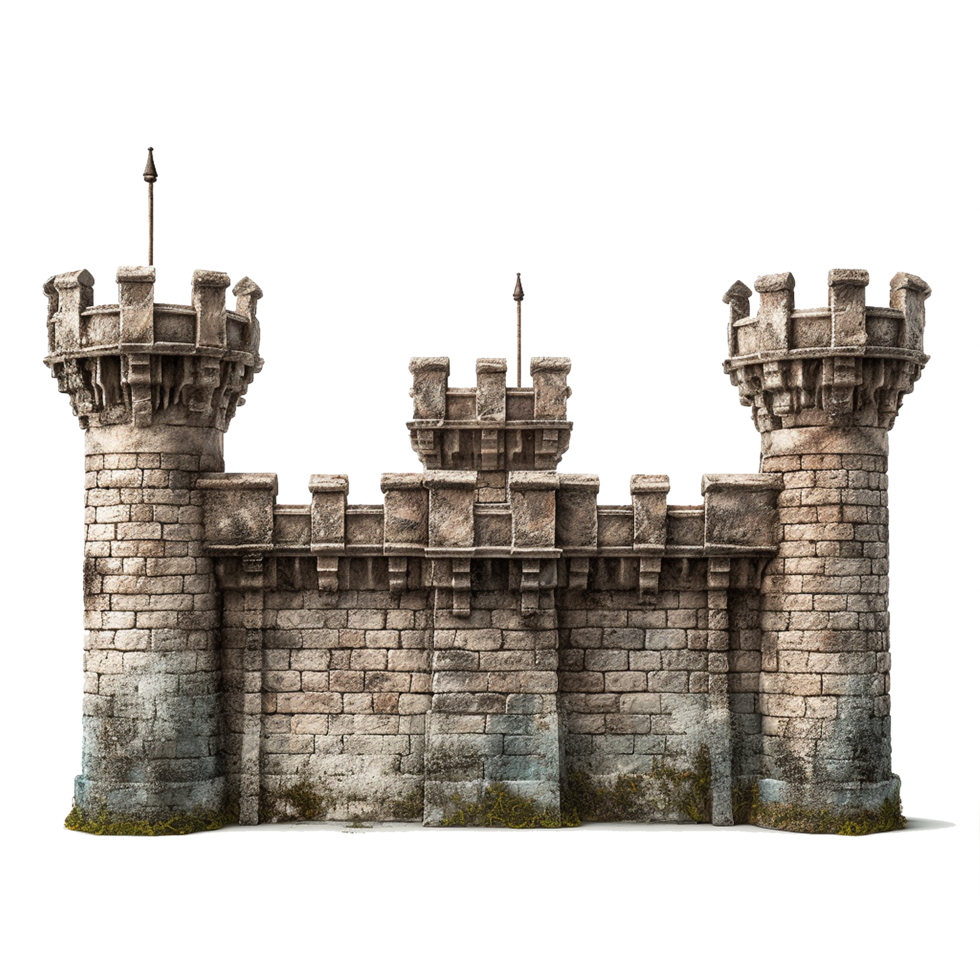 Castle gate isolated on transparent background png