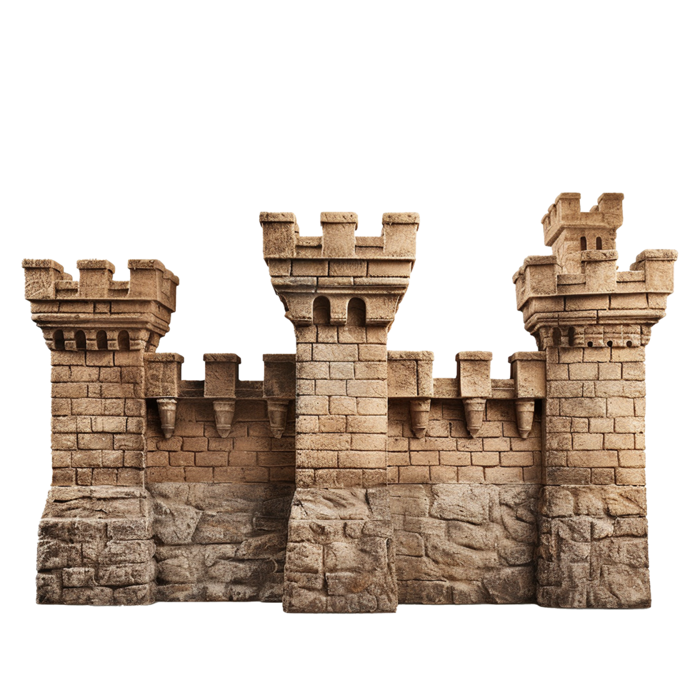 Castle gate isolated on transparent background png
