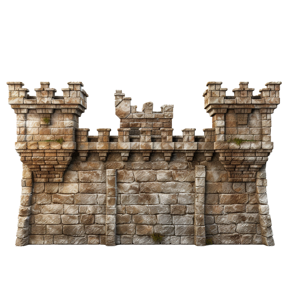 Castle gate isolated on transparent background png