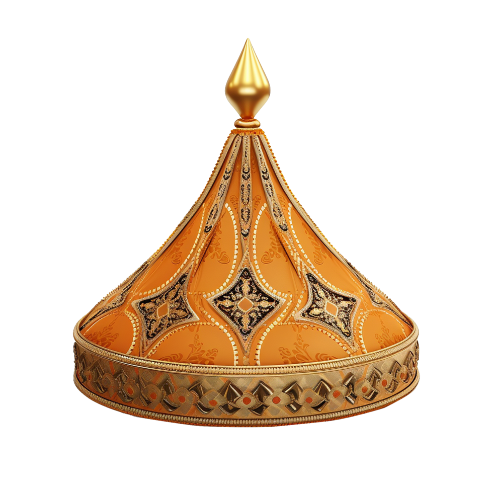 Sultan hat isolated on transparent background png