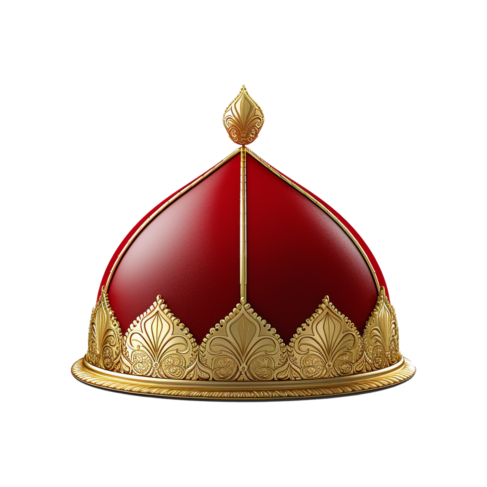 Sultan hat isolated on transparent background png