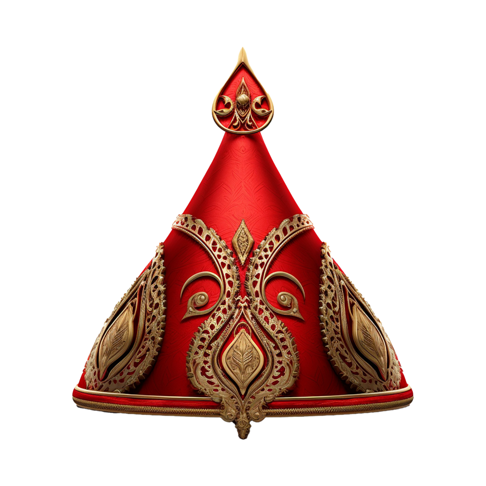Sultan hat isolated on transparent background png
