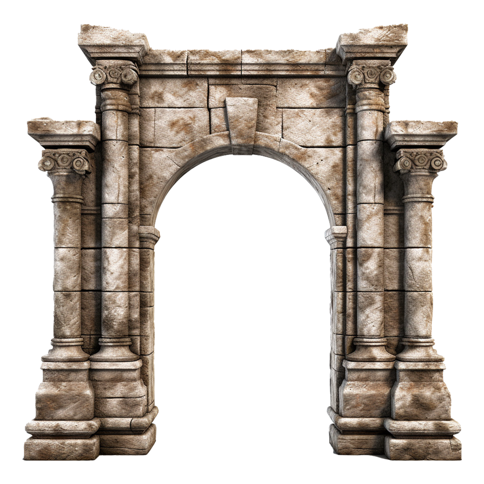Castle gate isolated on transparent background png