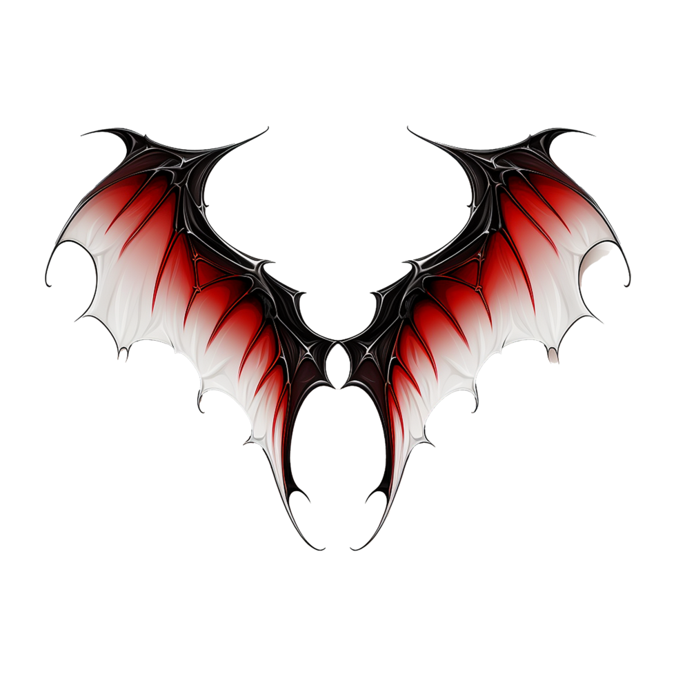 Dracula wings isolated on transparent background png