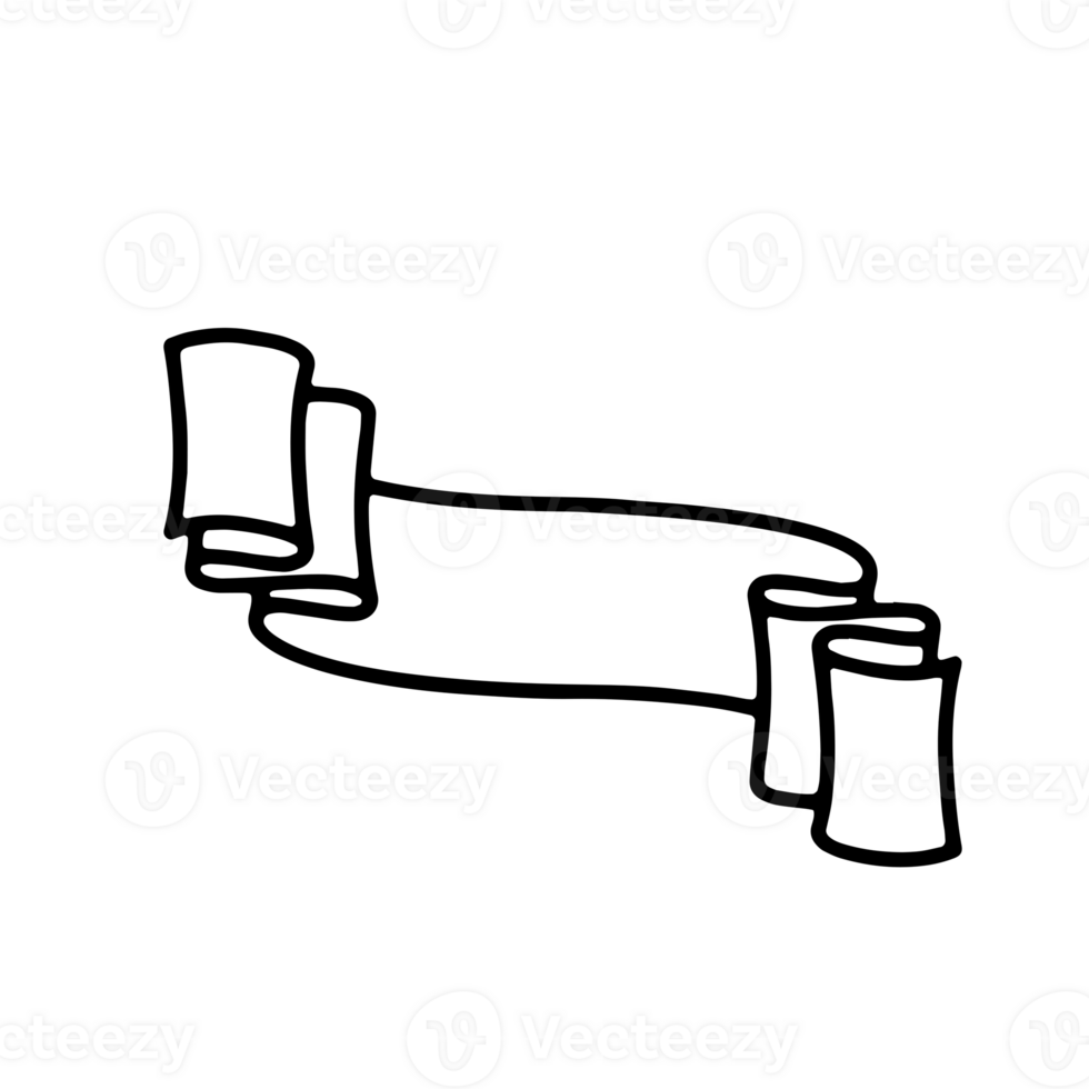 Ribbon Banner Silhouettes png