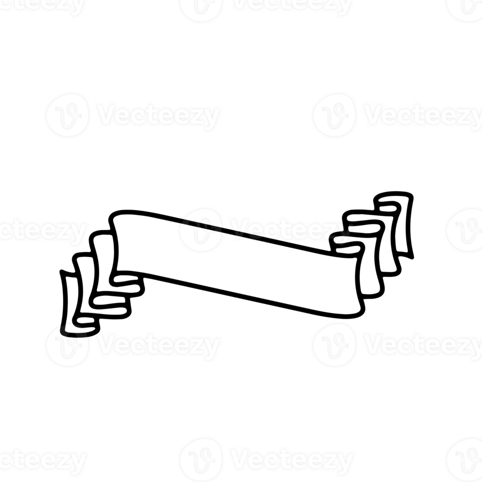 Ribbon Banner Silhouettes png