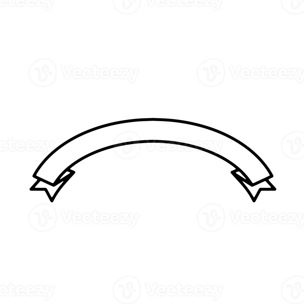 Ribbon Banner Silhouettes png