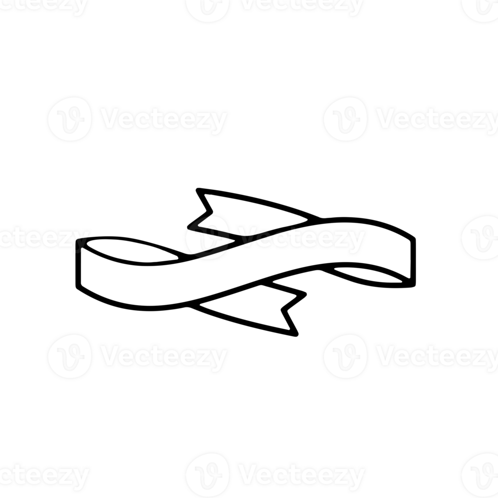 Ribbon Banner Silhouettes png