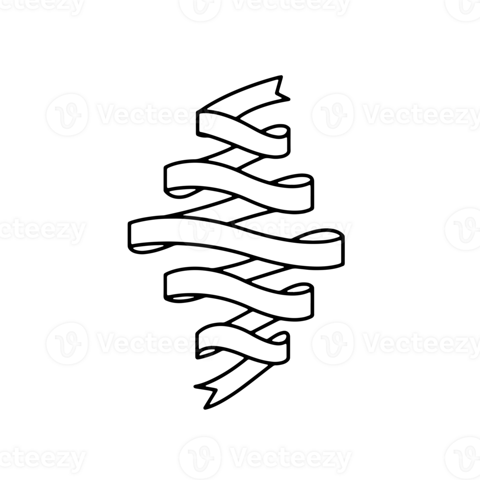 Ribbon Banner Silhouettes png