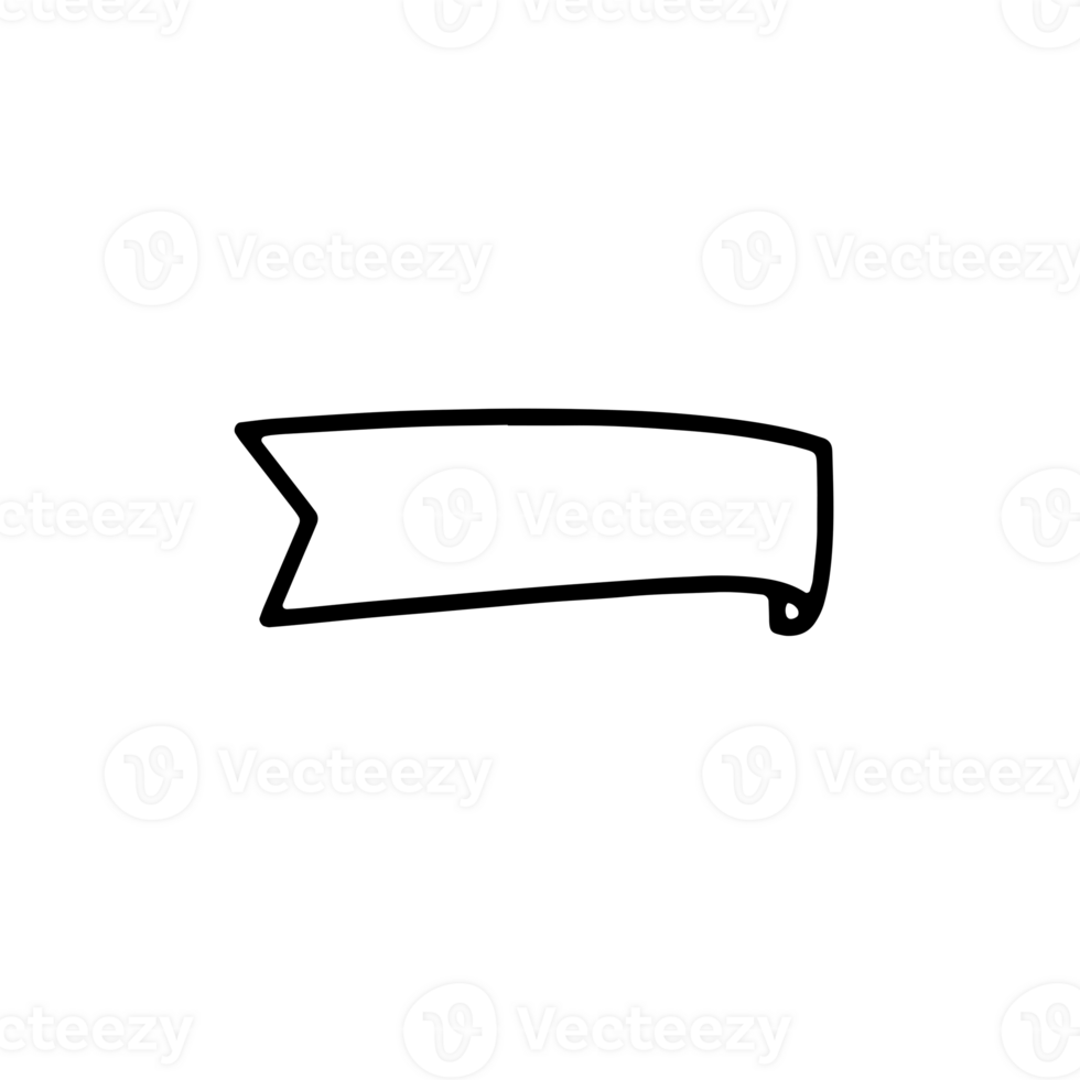 Ribbon Banner Silhouettes png