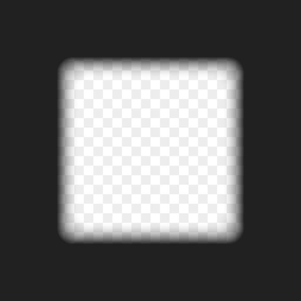 Square cinematic frame template. 1 on 1 aspect ratio. Film strip part. Movie technology concept vector