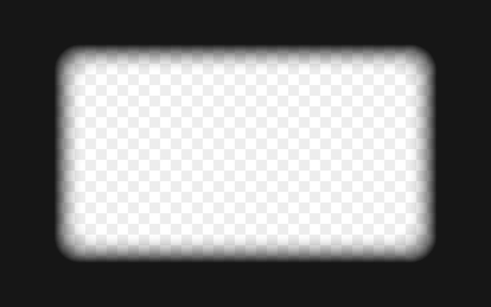 Cinematic frame template. 16 on 9 widescreen aspect ratio. Film strip part. Movie technology concept vector