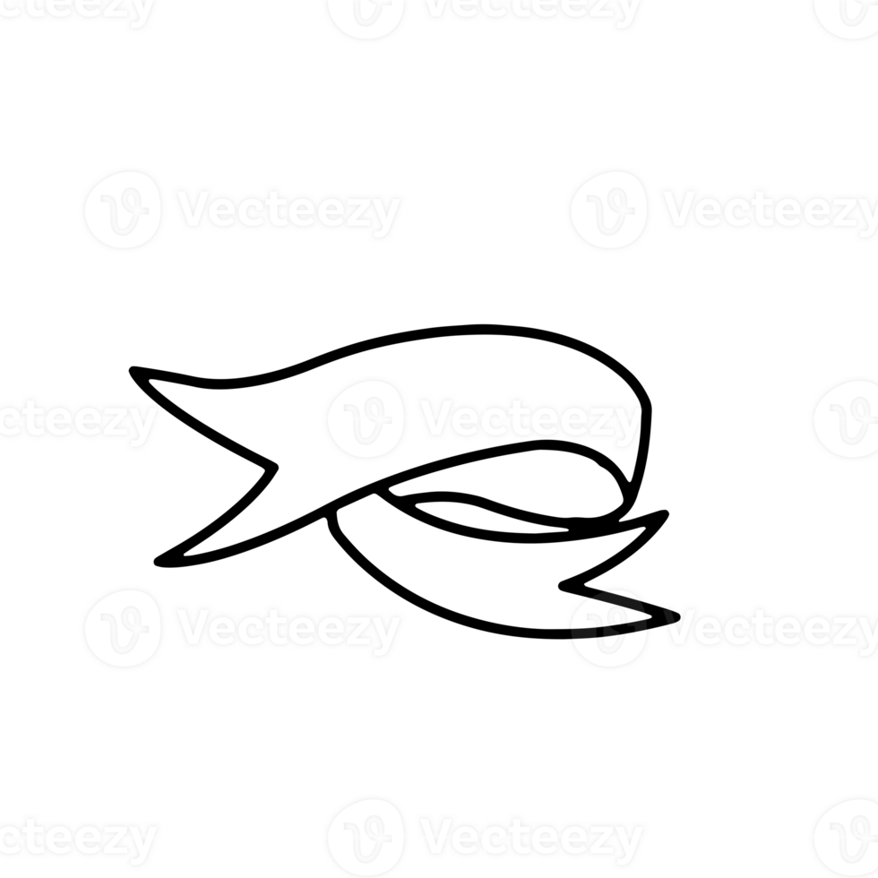 Ribbon Banner Silhouettes png