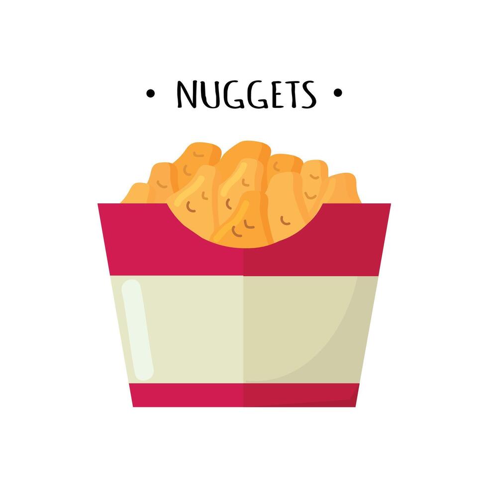 Chicken nuggets icon clipart avatar logotype isolated illustration vector