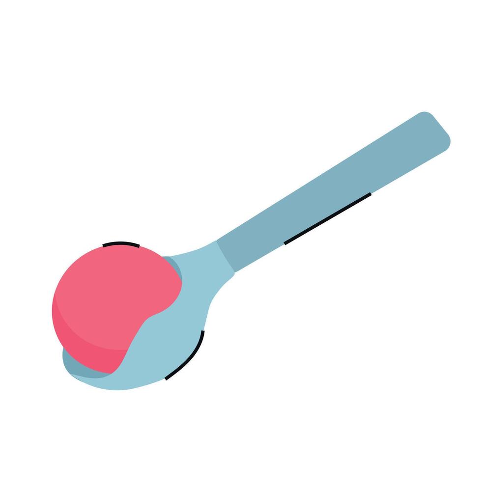 Ice cream scoop icon clipart avatar logotype isolated illustration vector