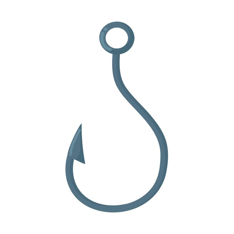 Fish hook icon clipart avatar logotype isolated illustration vector