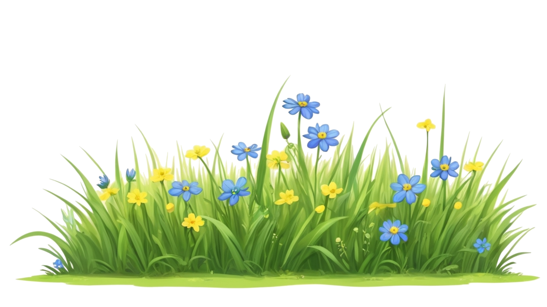 grass and flower. summer grass clipart png