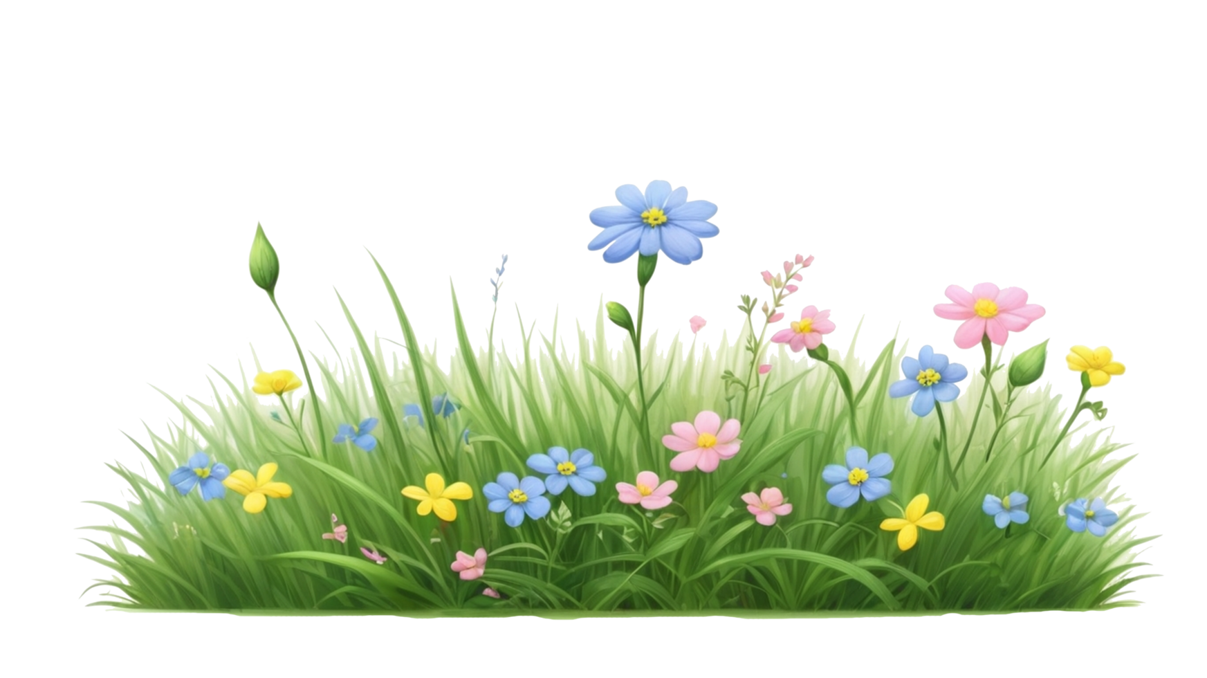 grass and flower. summer grass clipart png