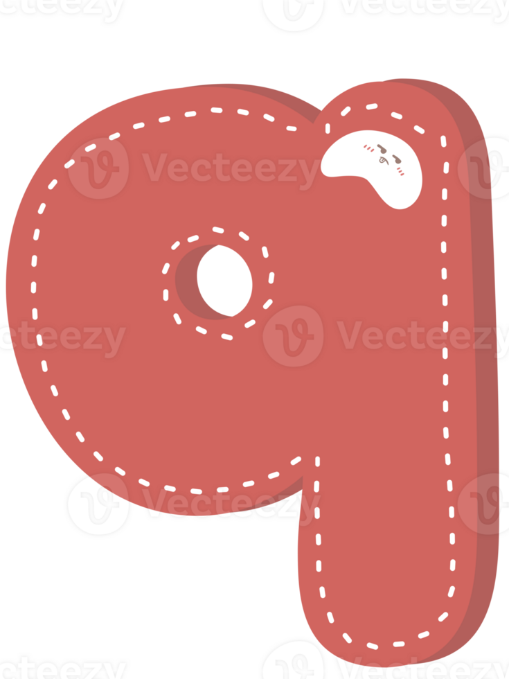 Cute letter alphabet pastel color png