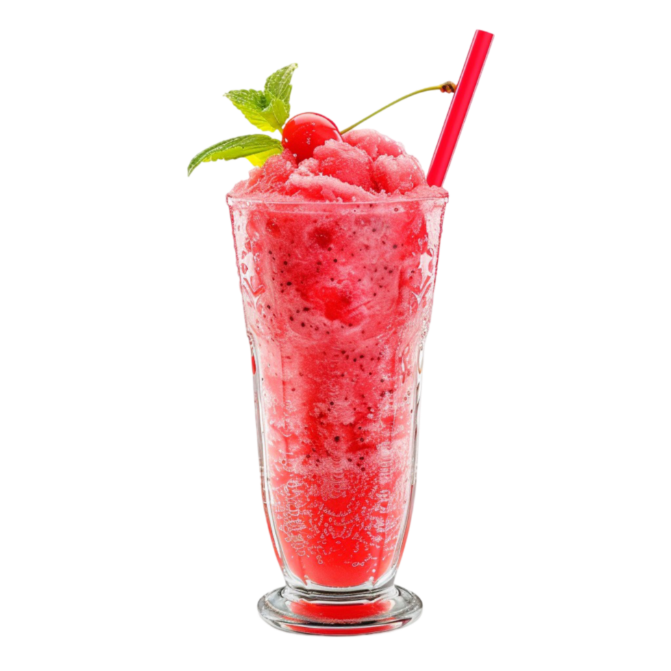 Quench Your Thirst with Fresh Watermelon Juice isolated at transparent background png