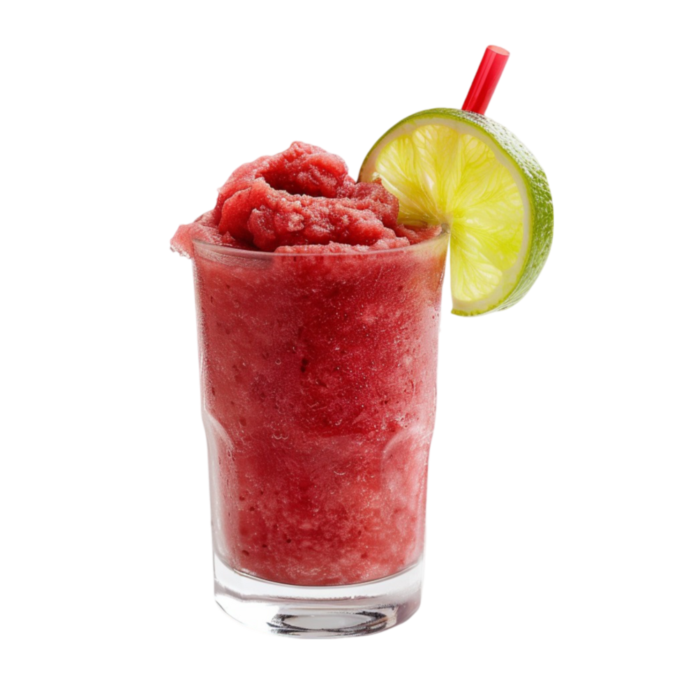 Fresh watermelon juice glass isolated on transparent background png