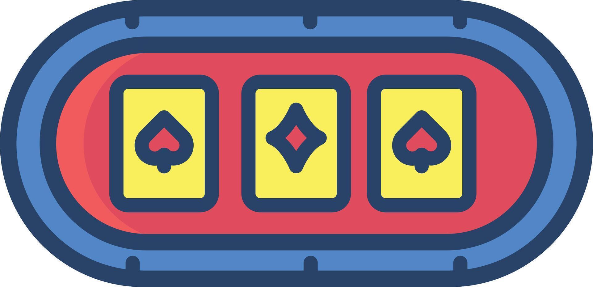 Jackpot Machine linear color illustration vector