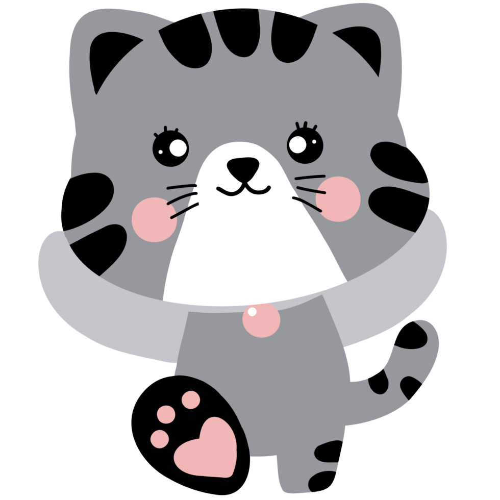 Cute cat . png
