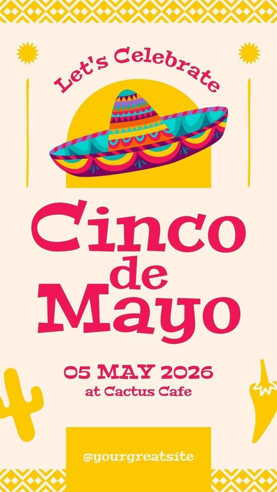 Let's Celebrate Cinco de Mayo Event template