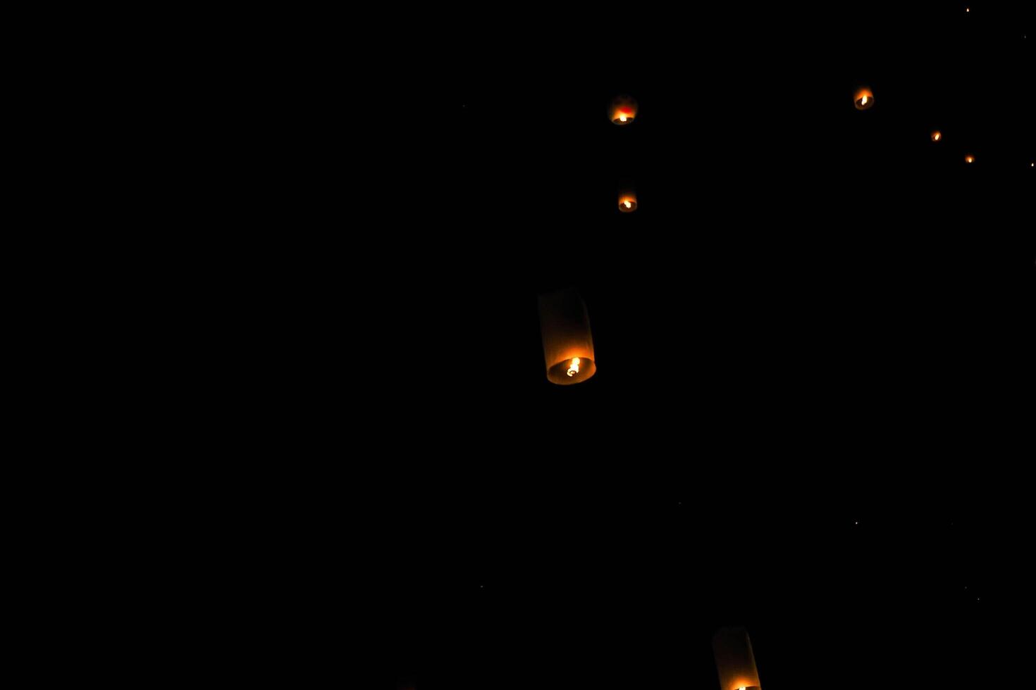 Yi Peng Lantern, a traditional event, is part of Thailand's Chiang Mai festival. photo