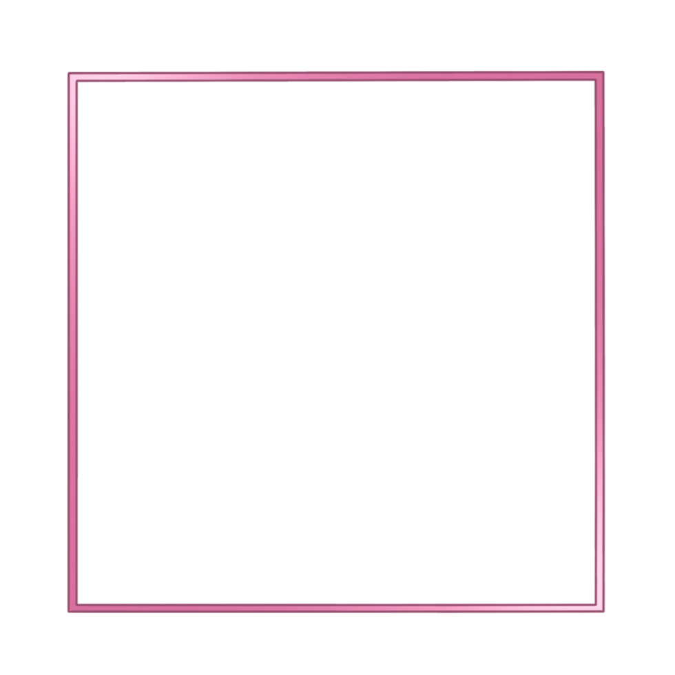 Pink Square Frame on a Transparent Background png